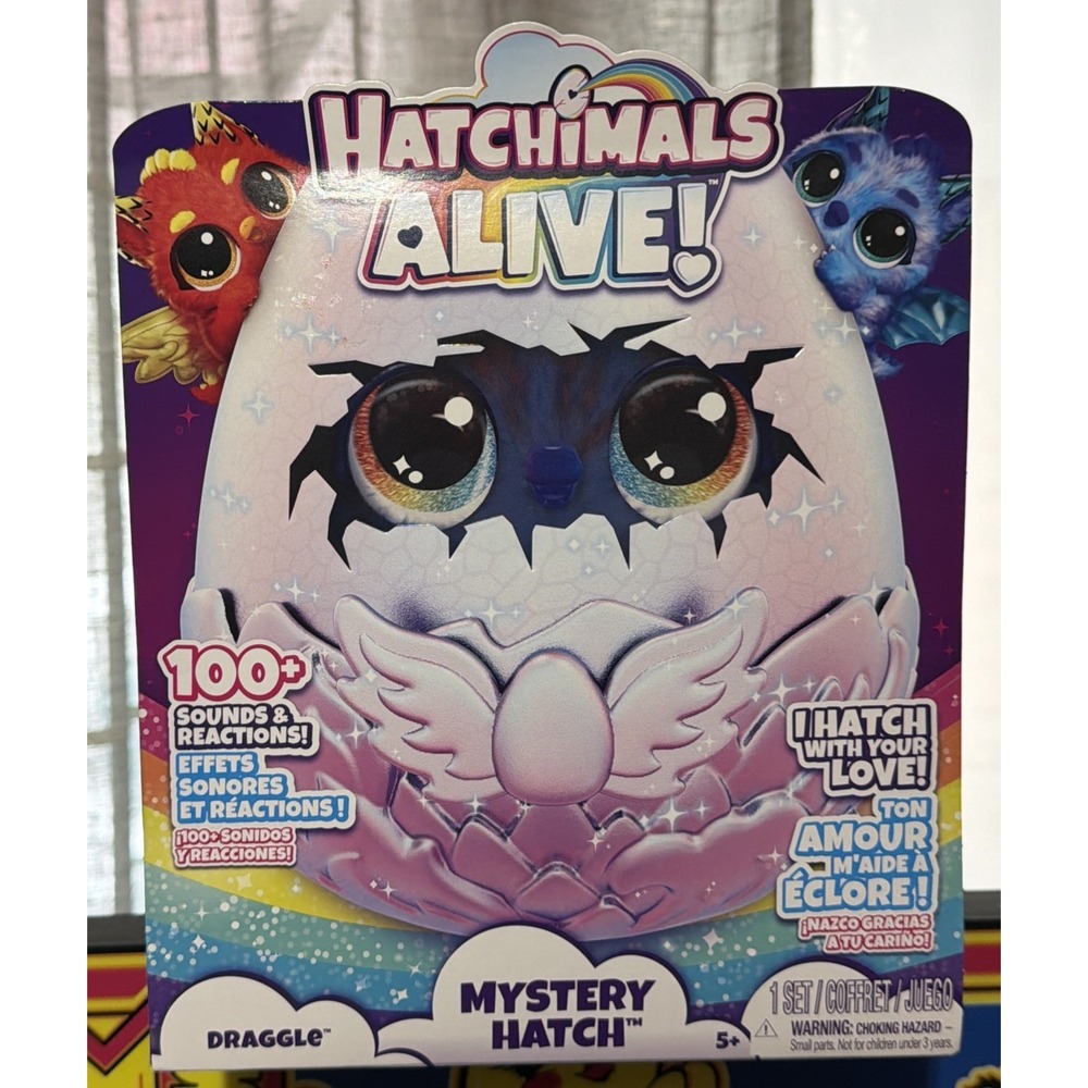Hatchimals Alive Mystery Hatch Draggle Surprise Interactive Toy & Egg